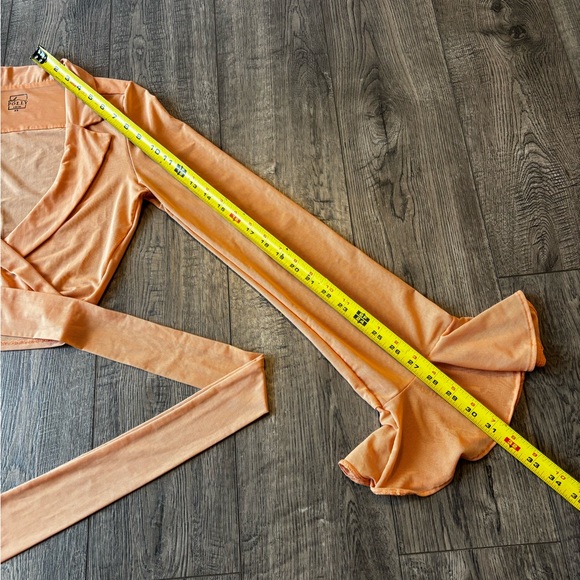 Oh Polly swim Orange Wrap Coverup - Picture 8 of 8